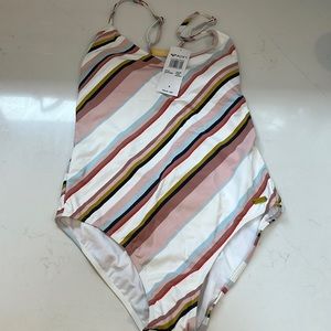 Roxy bathing suit.